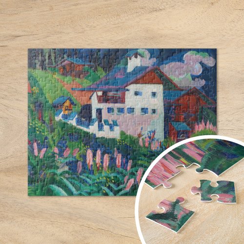 Unser Haus  Ernst Ludwig Kirchner Jigsaw Puzzle