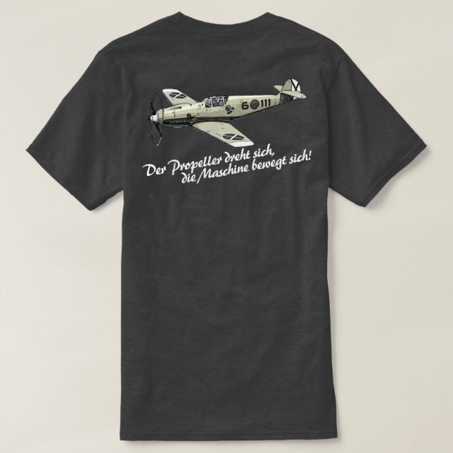 UNSEREN SPANIENHELDEN ME-109 T-Shirt (Design Back)