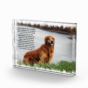 Unshakable Faith  Inspirational Acrylic Award