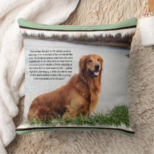 Unshakable Faith Inspirational Throw Pillow