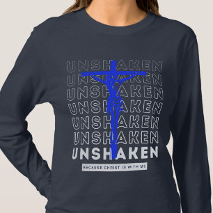 Unshaken - Jesus Christian Gospel Navy Blue T-Shirt
