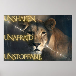 Unshaken. Unafraid. Unstoppable. Poster