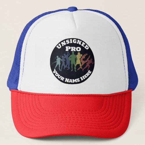 Unsigned Pro Football Jersey Trucker Hat