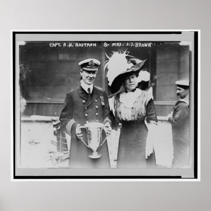 Unsinkable Molly Brown & Rescuer Capt. Rostron Poster