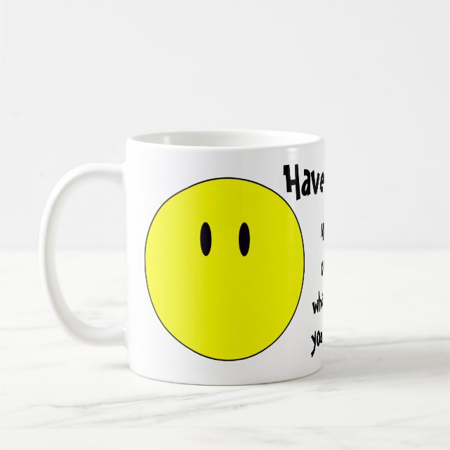 unsmiley coffee mug (Left)
