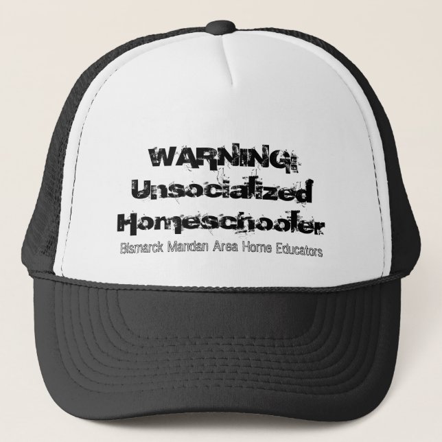 Unsocialized Homeschooler Hat (Front)