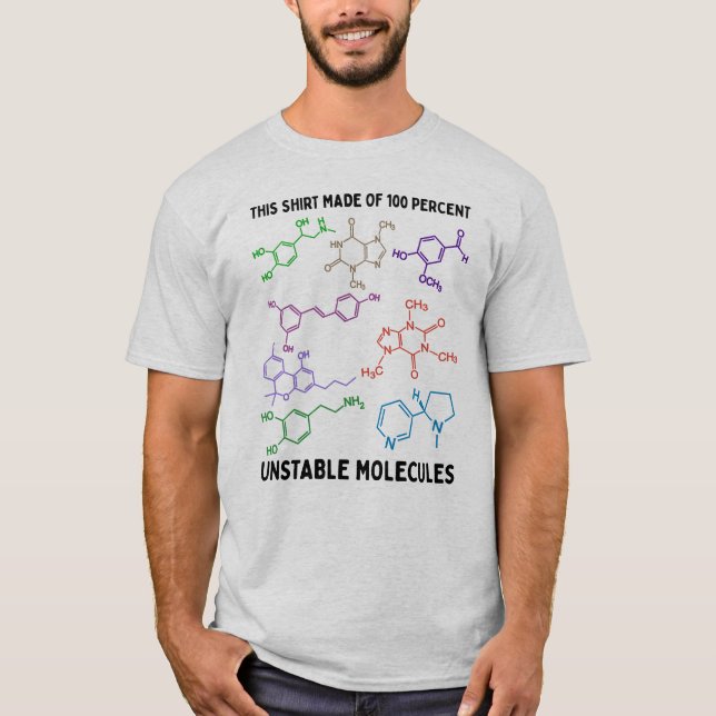 "Unstable Molecules" T-Shirt (Front)