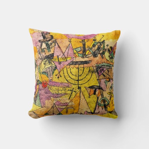 Unstern der Schiffe The Unlucky Ships Throw Pillow