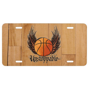 Unstoppable (Basketball) License Plate
