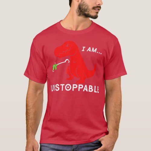 Unstoppable Funny Rex Dinosaur  T_Shirt