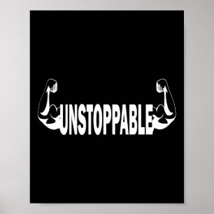 Unstoppable Gym Workout For Men Women Youth Poster