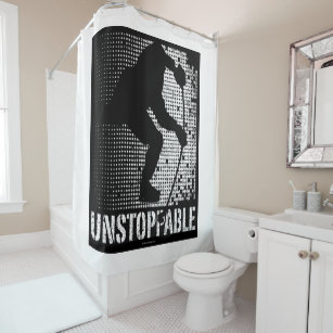 Unstoppable (Hockey) Shower Curtain