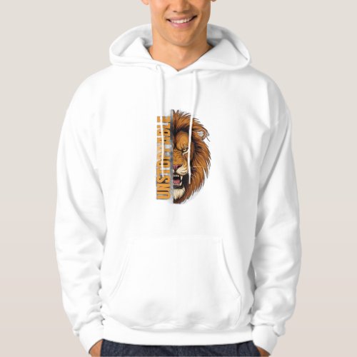 Unstoppable Lion – Fearless King of the Jungle Hoodie