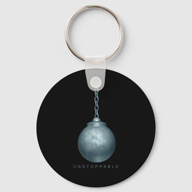 Unstoppable Motivation  Keychain (Front)
