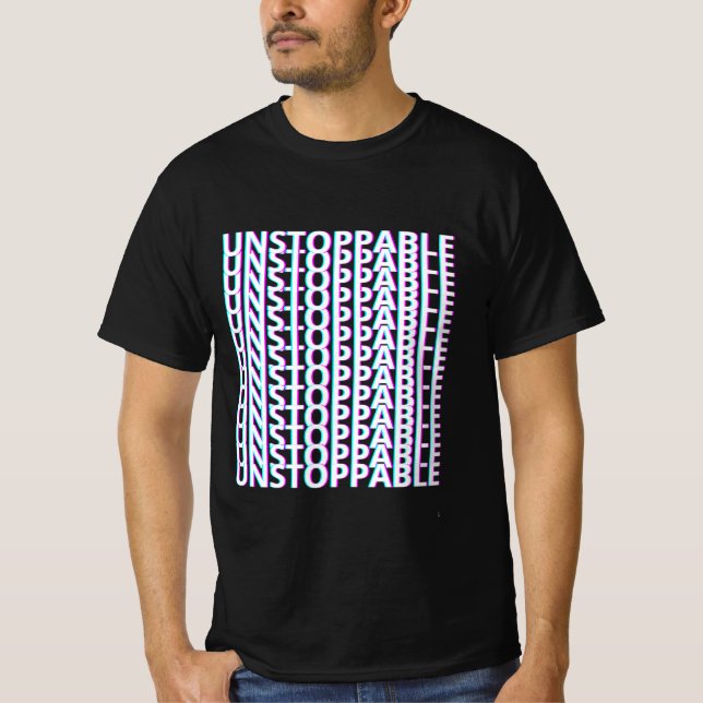 Unstoppable Pattern T-shirt (Front)