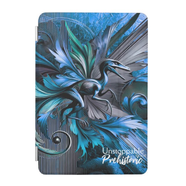 Unstoppable Raptor – Fuel Strength, Rule the Wild iPad Mini Cover (Front)