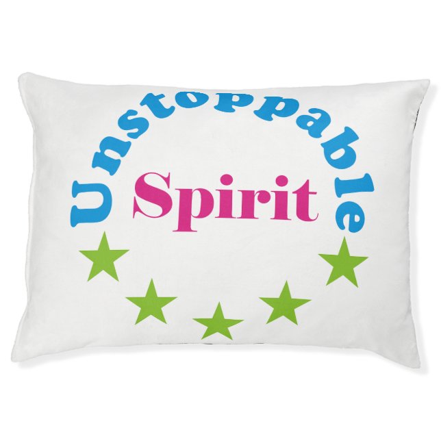unstoppable spirit  pet bed (Front)