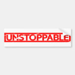 Unstoppable Stamp Bumper Sticker