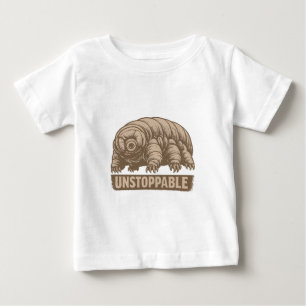 Unstoppable Tardigrade Vintage Science Art Baby T-Shirt