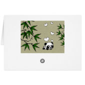 Unsuspecting Panda Cards (Back Horizontal)