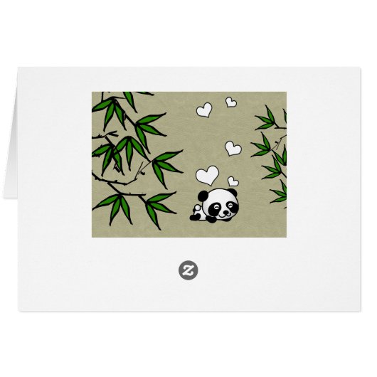 Unsuspecting Panda Cards (Back Horizontal)