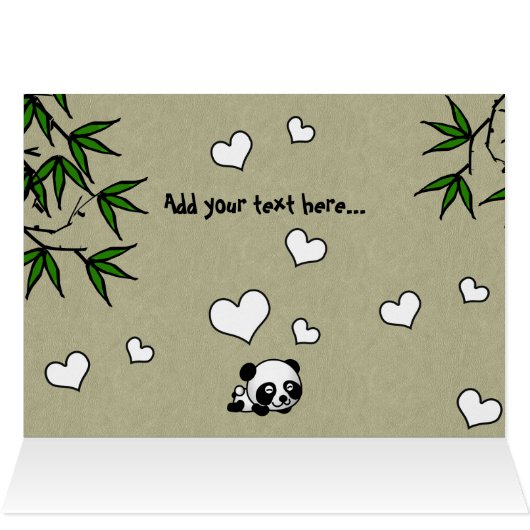 Unsuspecting Panda Cards (Inside Horizontal (Top))