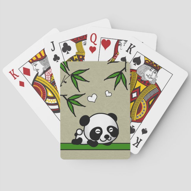 Unsuspecting Panda Poker Cards (Back)