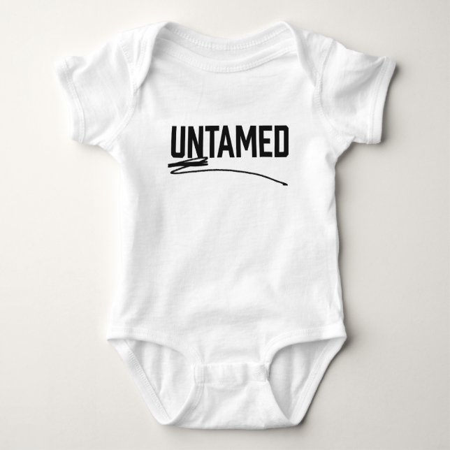Untamed Baby Baby Bodysuit (Front)