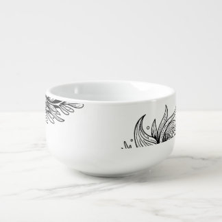 Untamed Bloom: Organic Energy Soup Mug