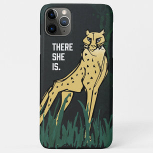 Untamed Cheetah There She Is Phone Case