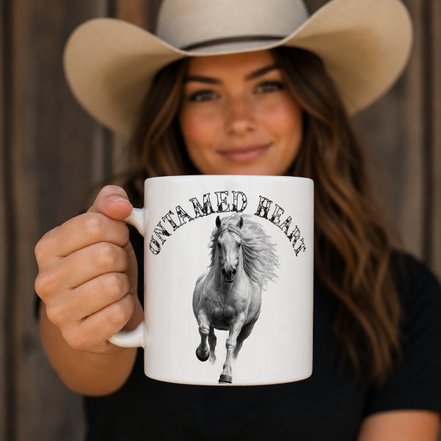 Untamed Heart Horse Lover Coffee Mug (Creator Uploaded)