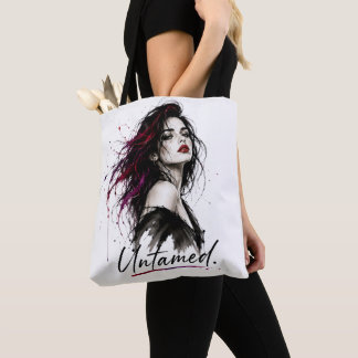Untamed. Minimalist  Statement Cotton Tote Bag 