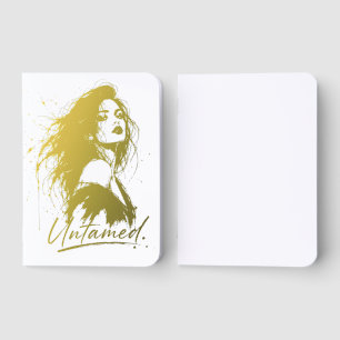 Untamed. Personalized Gold Foil Pocket Journal