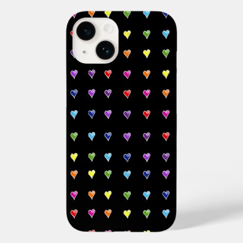 Untamed Rainbow Hearts  Case_Mate iPhone 14 Case