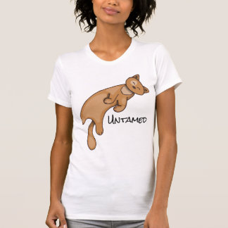 Untamed Sleeping Cute Kitty Cat T-Shirt