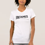 Untamed White T-shirt at Zazzle