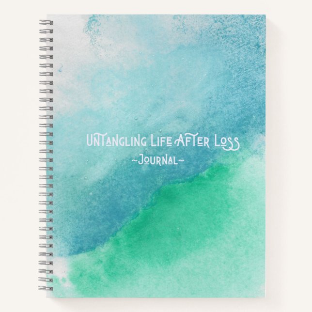 Untangling Life After Loss Journal (blank) (Front)