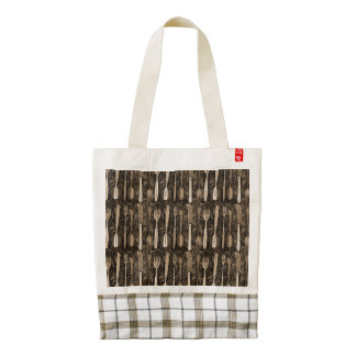 Untensils Zazzle HEART Tote Bag