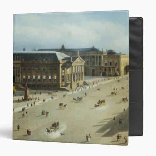 Unter den Linden from the Armoury c1855 Binder