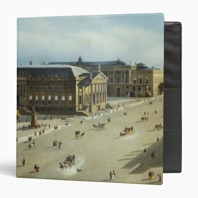 Unter den Linden from the Armoury, c.1855 Binder (Front/Inside)