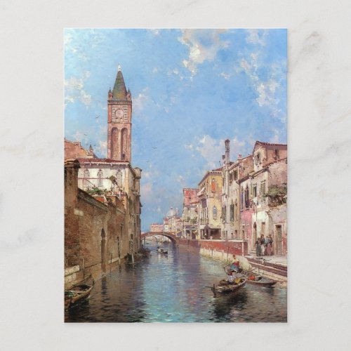 Unterbergers Venice art postcard