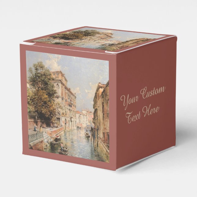Unterberger’s Venice custom favor box (Front Side)