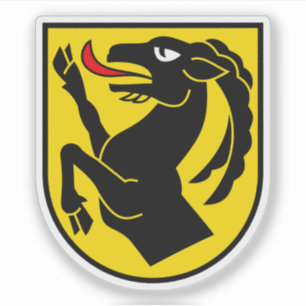 Unterseen coat of arms, Switzerland Sticker