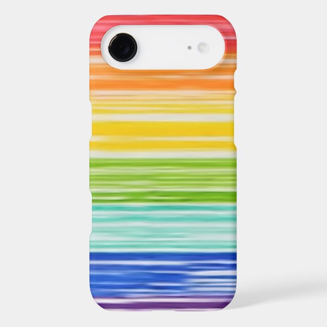 Untidy rainbow stripes Case-Mate iPhone case (Back)