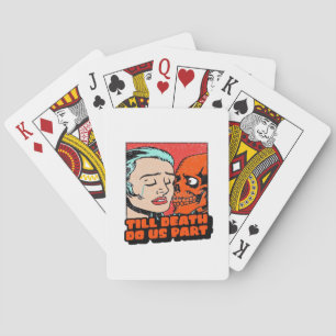 Until Death Do Us Part Classic Design Poker Cards