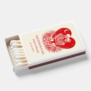 Until Death Do Us Part Skull Lovers Wedding Matchboxes
