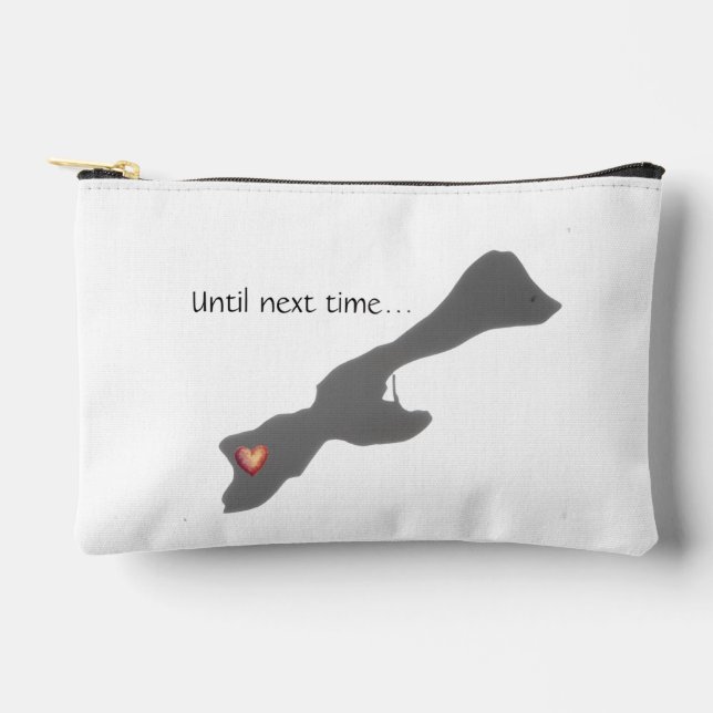 Until Next Time Madeline Island Sm Zipper Pouch  (Front)