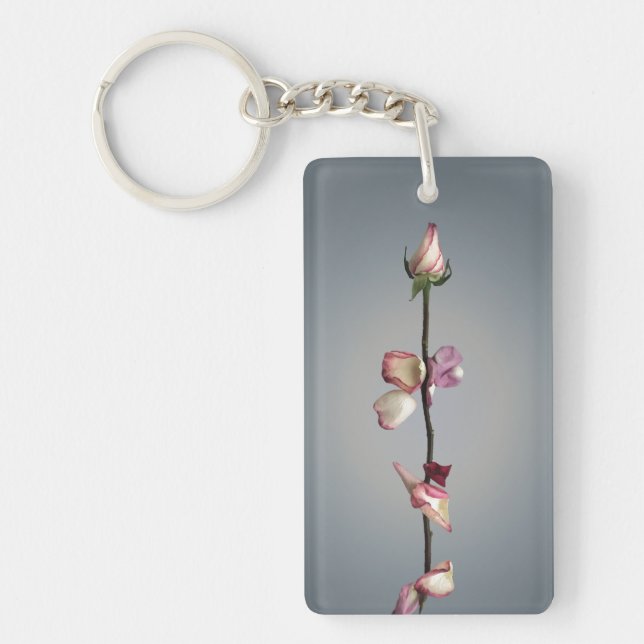 Until the last petal... keychain (Front)