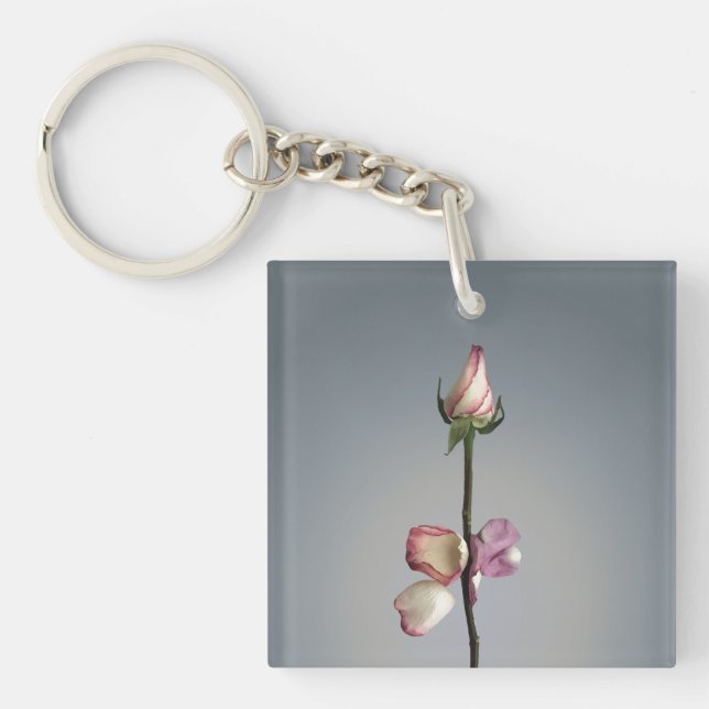 Until the last petal... keychain (Front)