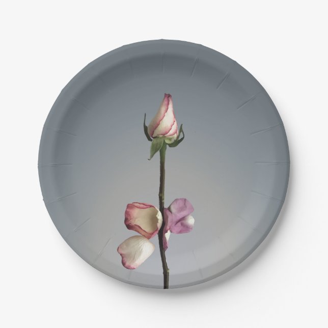 Until the last petal... paper plates (Front)